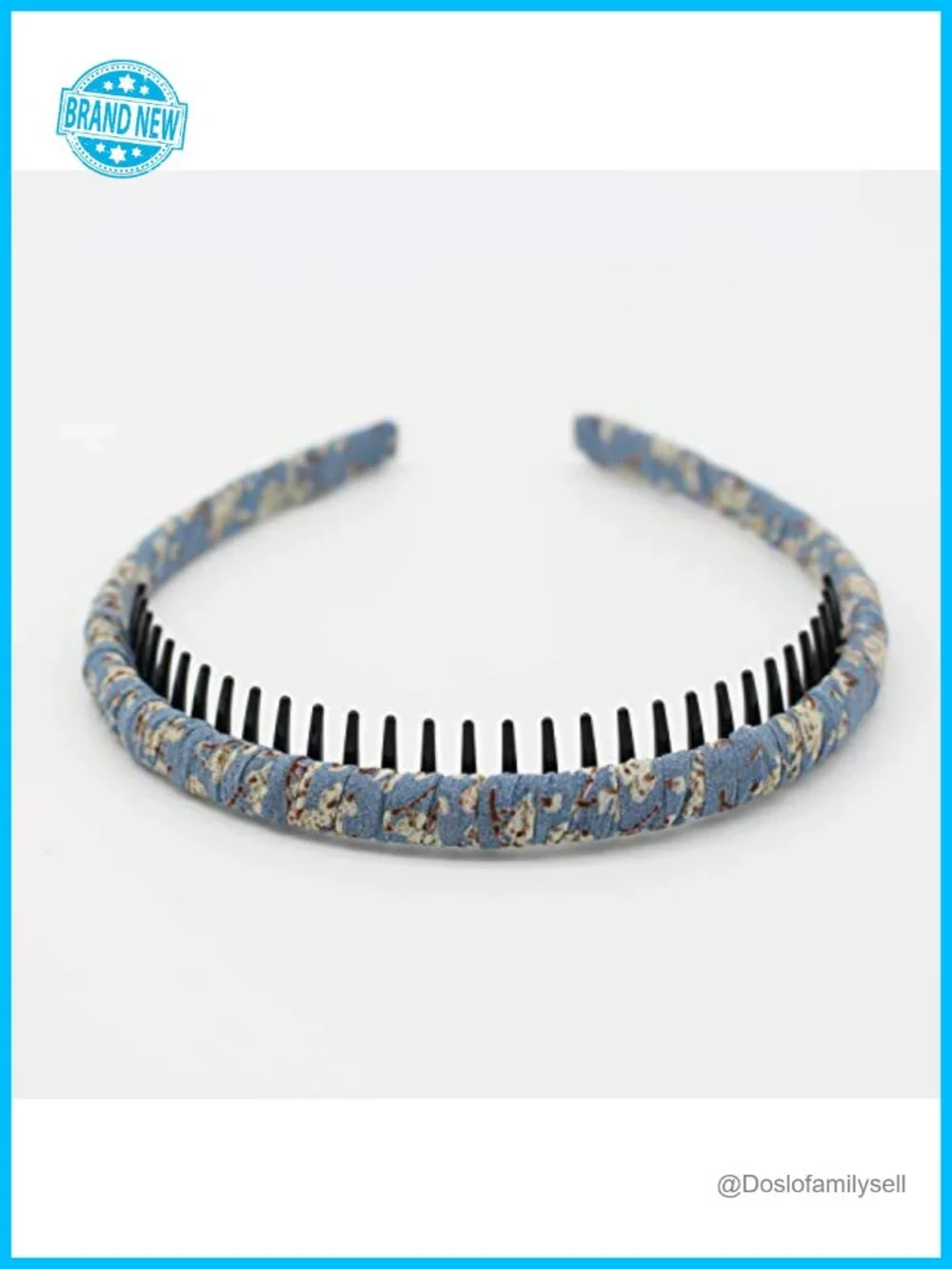 Non-slip Fashion Floral Teeth Headband Hair Accessories Soft Comfy Hair Hoop 4